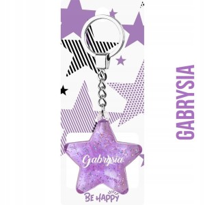 BRELOK GWIAZDKA GABRYSIA, BE-HAPPY GIFTS
