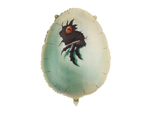 Balon foliowy Jurassic World Jajo 48x64cm