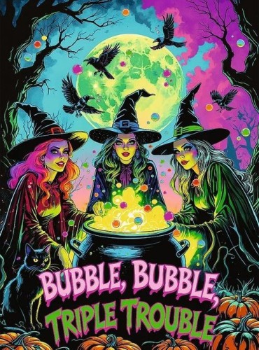 Puzzle 1000 Hall of Horror Czarownice, Trefl