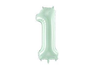 BALON FOLIOWY 1 ZIELEŃ 72CM
