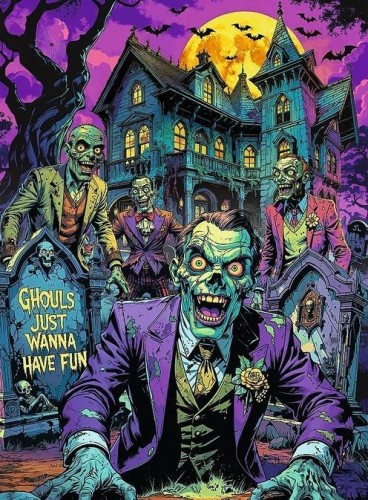 Puzzle 1000 Hall of Horror Zombie, Trefl