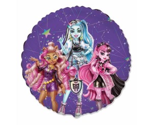 BALON FOLIOWY MONSTER HIGH 45CM