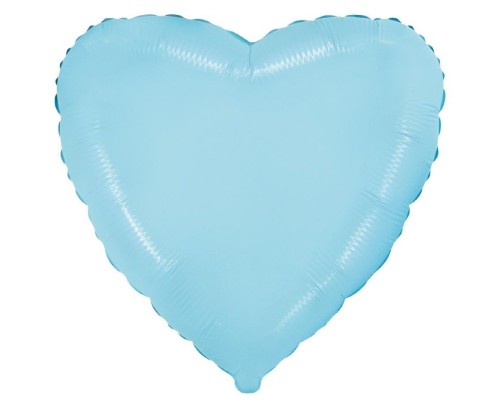 Balon foliowy Serce (niebieskie delikatne 45cm