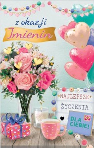 KARTKA IMIENINOWA IM14