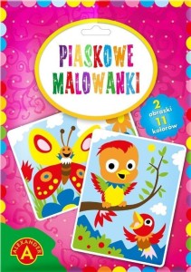 PIASKOWE MALOWANKI PTASZKI I MOTYLE ALEX