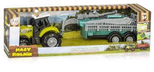 TRAKTOR Z OPRYSKIWACZEM, DAFFI