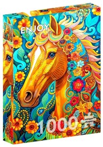 PUZZLE 1000 KWITNĄCA KOŃSKA GRZYWA, ENJOY