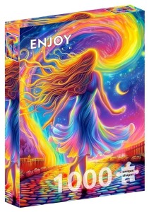 PUZZLE 1000 ŚCIEŻKA ULUBIONYCH KOLORÓW, ENJOY