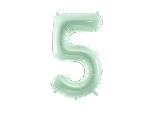 BALON FOLIOWY 5 ZIELONY 72CM