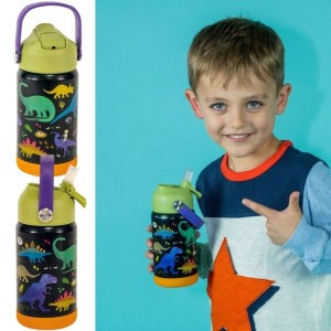 BUTELKA DINOZAURY 400ML, FLOSS & ROCK