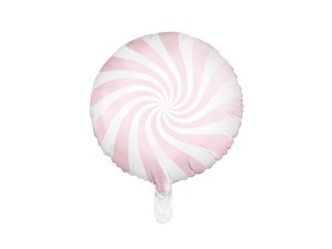BALON FOLIOWY CUKIEREK JASNY RÓŻOWY 35CM