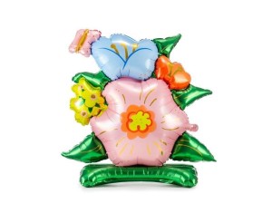 BALON FOLIOWY KWIATY 100X116CM