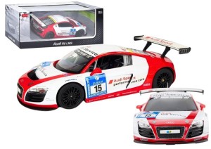 AUDI R8 LMS R/C 1:24 BIAŁE, LEANTOYS