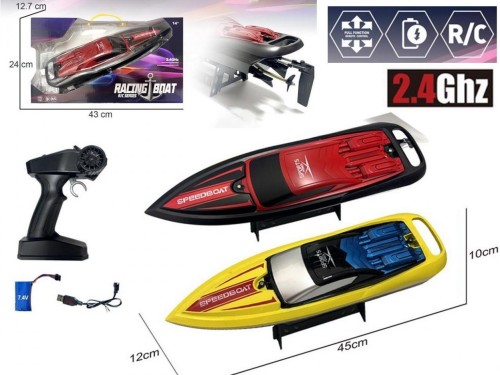 Łódka R/C Speed Boat światło USB, Madej