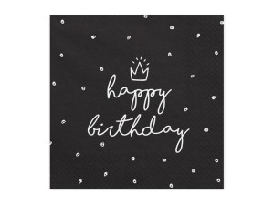 SERWETKI HAPPY BIRTHDAY 33X33CM 20SZT