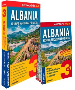 ALBANIA 3W1: PRZEWODNIK + ATLAS + MAPA