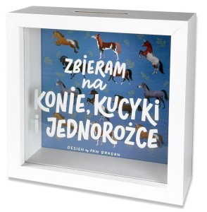 SKARBONKA HOME KONIE, KUCYKI, PAN DRAGON