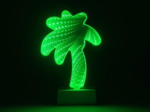 LAMPA LED PALMA 3D