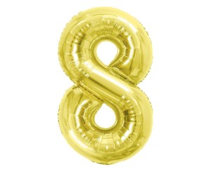BALON FOLIOWY B&C 8 LIGHT GOLD 85CM