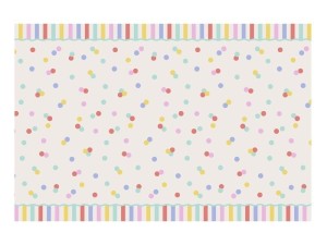 OBRUS PAPIEROWY KONFETTI 180X120CM