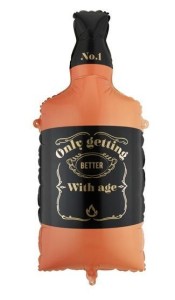 BALON FOLIOWY WHISKY, 34X86CM