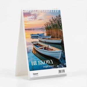 KALENDARZ 2027 BIURKOWY TRÓJDZIELNY