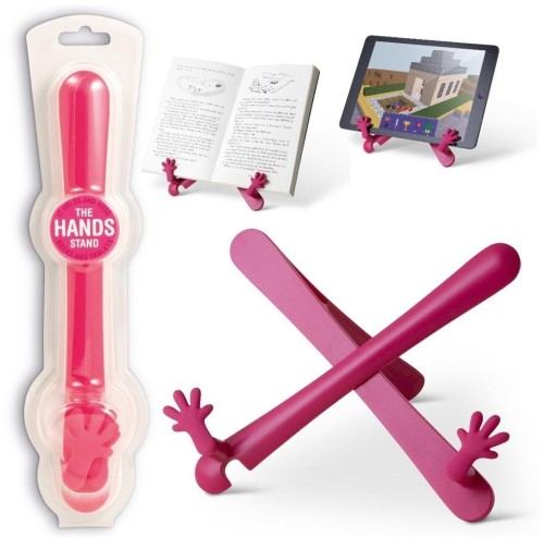 Hand stand uchwyt na książkę/tablet różowy, IF