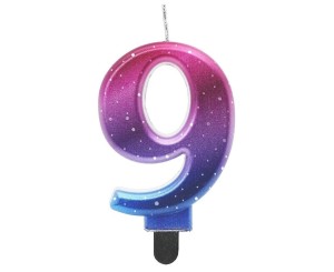 ŚWIECZKA B&C 9 NIGHT SKY METALICZNA 8CM