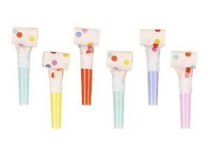 PAPIEROWE GWIZDKI KONFETT 6SZT