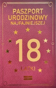 KARNET URODZINOWY 18